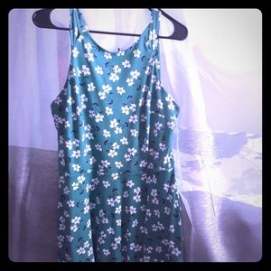 Pretty green floral dress